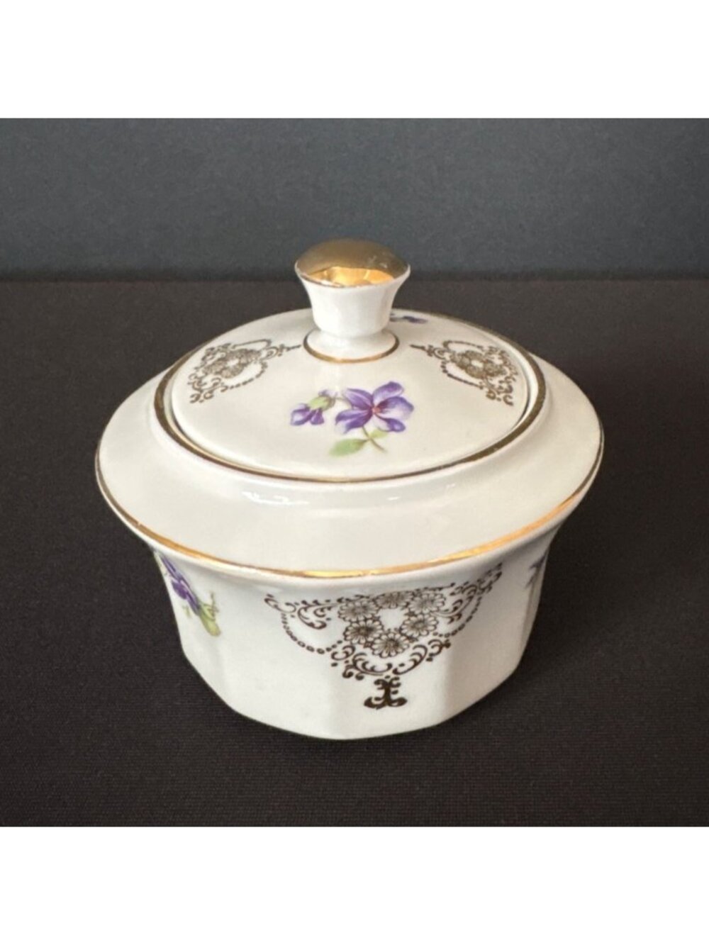 Vintage Winterling Bavaria Germany Porcelain Sugar Bowl Creamer Tea  Bowl Floral